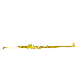 PULSERA CON DOBLE CADENA